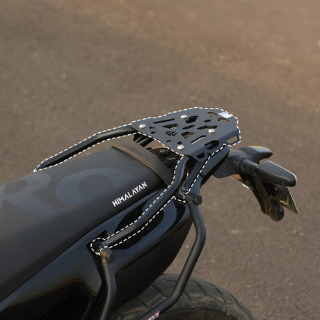 Moto Torque heavy duty back carrier for Royal Enfield Himalayan 450 Rally Edition touring luggage support accessory