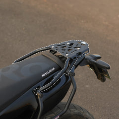 Moto Torque heavy duty back carrier for Royal Enfield Himalayan 450 Rally Edition touring luggage support accessory