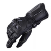 BBG RacePro motorcycle riding gloves in Black and Neon