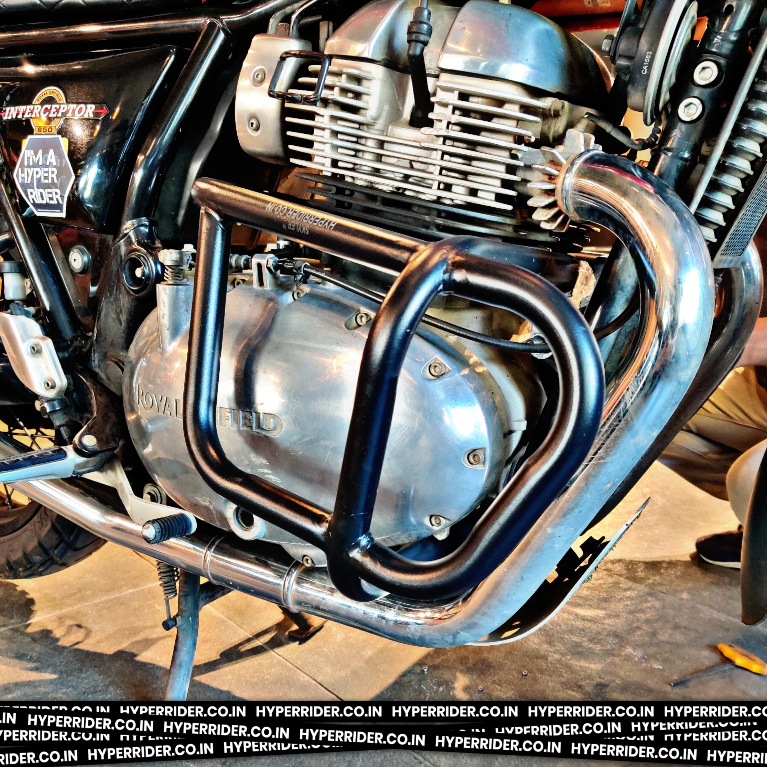 Hyperrider Royal Enfield Interceptor 650 GT 650 Crash Guard Without Slider