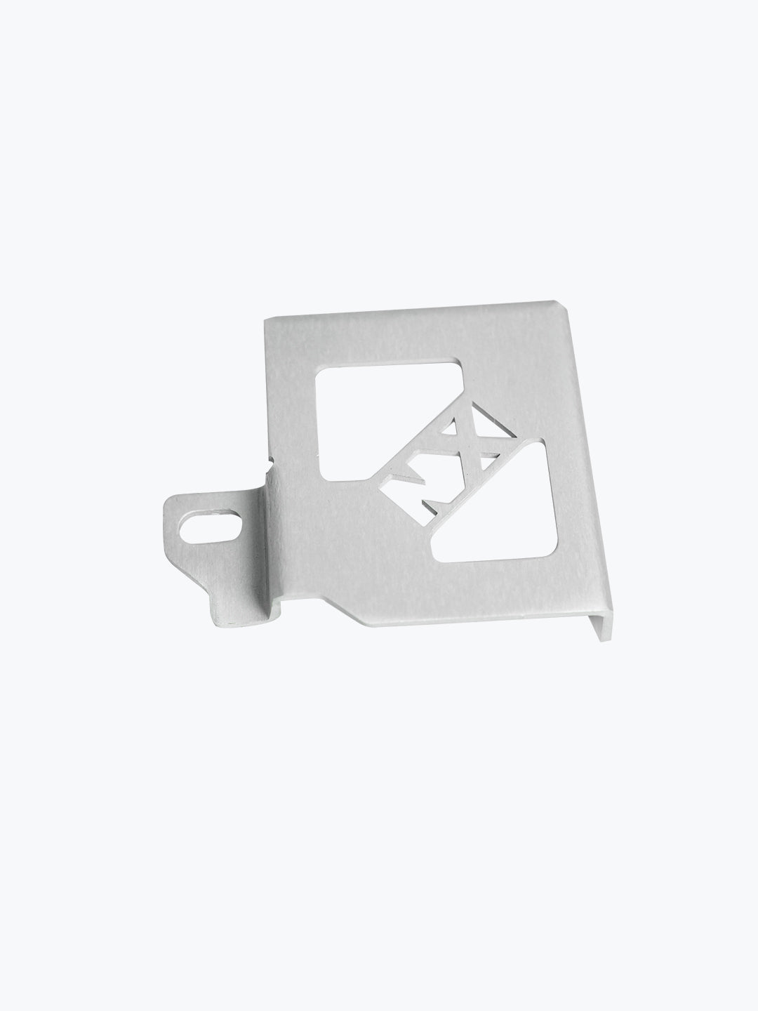 Legundary Custom Spyro rear oil cap for Honda NX500, silver CNC-machined aluminium engine oil cover with durable build and premium finish.