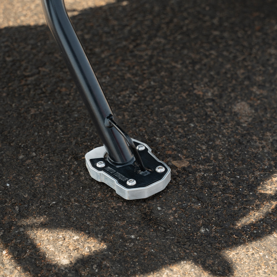 Mototorque side stand extender KTM 390 Adventure 2025 enlarged foot base plate stable parking support