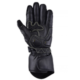 BBG RacePro motorcycle riding gloves in Black and Neon