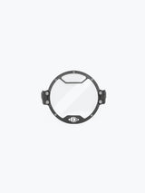 Legendary Custom Meteor Oculus headlight shield black mild steel protector for Royal Enfield Meteor 350