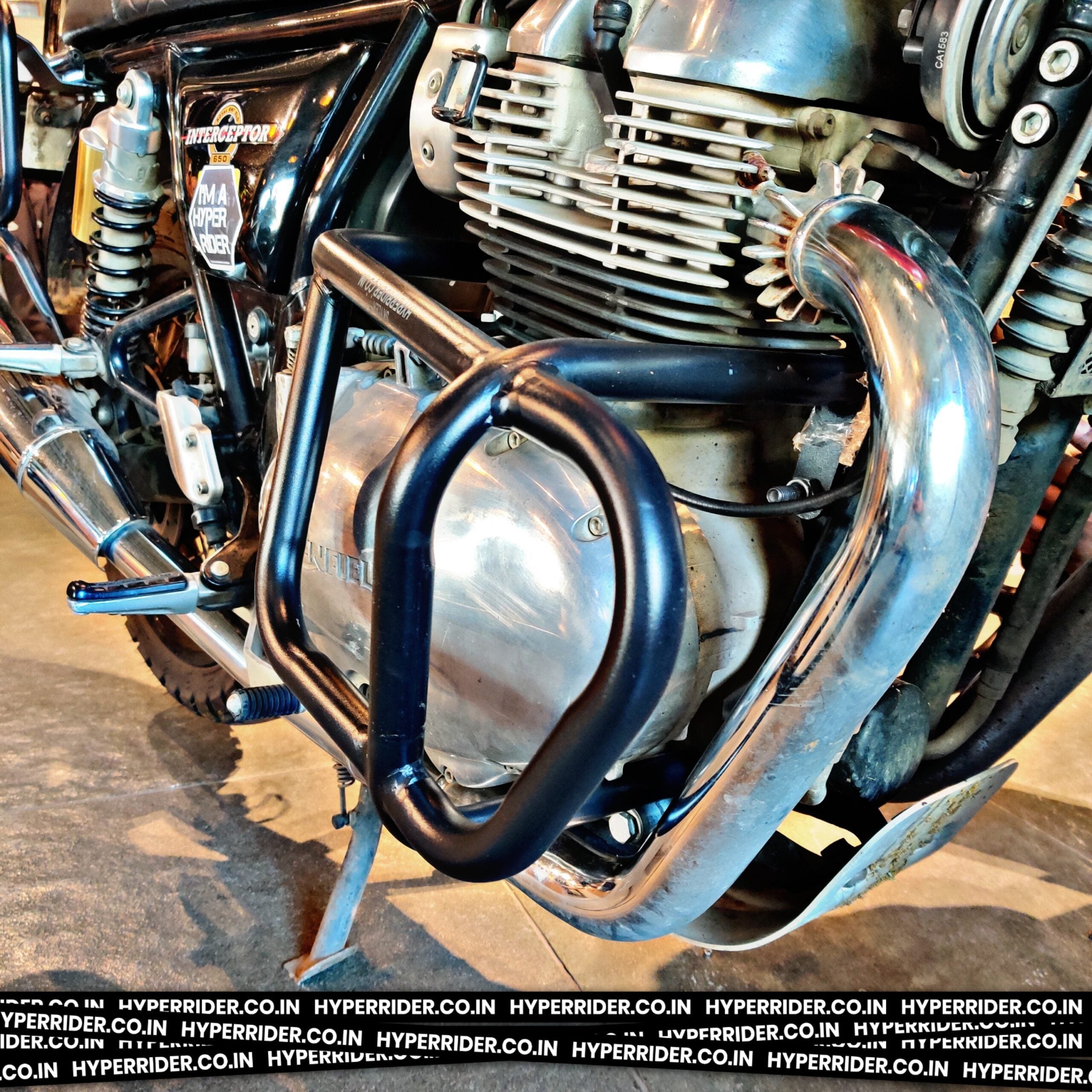 Hyperrider Royal Enfield Interceptor 650 GT 650 Crash Guard Without Slider