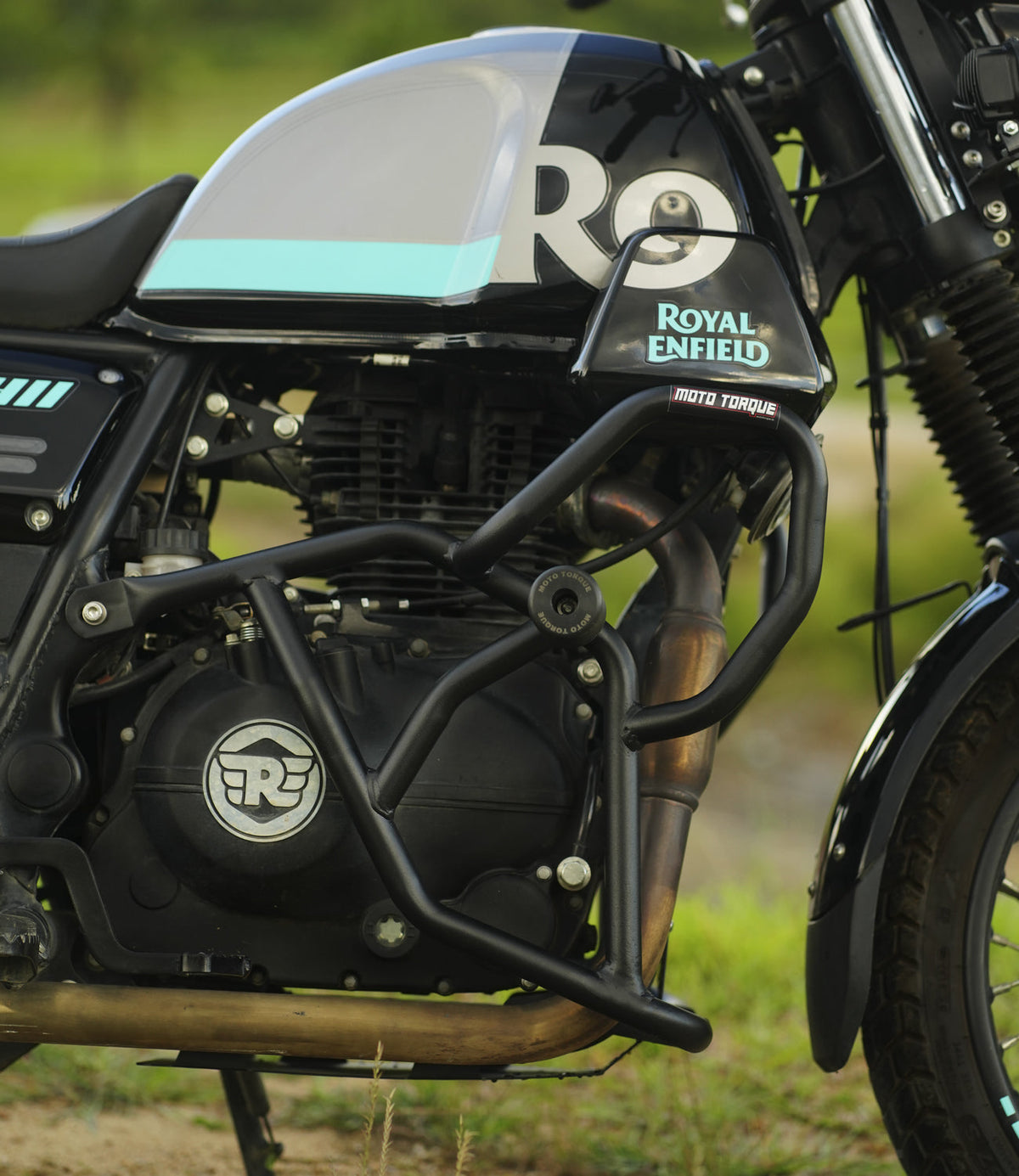 Moto Torque Crash Guard V2.0 for Royal Enfield Scram 411 Scram 440 heavy duty protection
