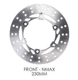 RCB E2 Series 230mm front floating wave brake disc for Yamaha Aerox 155, 01D0522Z