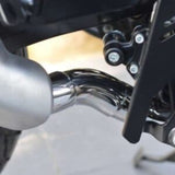 Rhino Racing Himalayan 450 Exhaust Decat Pipe in 304 stainless steel for Royal Enfield Himalayan 450
