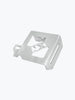 Legundary Custom Spyro rear oil cap for Honda NX500, silver CNC-machined aluminium engine oil cover with durable build and premium finish.