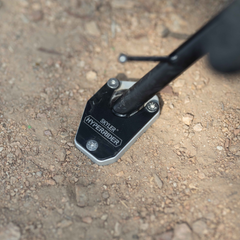 Hyperrider Side Stand Extender Shoe for Triumph Speed 400 and Scrambler 400 X parking stabilizer
