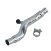 Rhino Racing Himalayan 450 Exhaust Decat Pipe in 304 stainless steel for Royal Enfield Himalayan 450