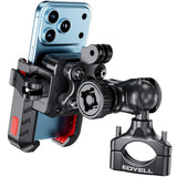 EDYELL YF303-A Anti-Vibration Motorcycle Phone Mount Holder for 4.7-7.2 Inch Smartphones