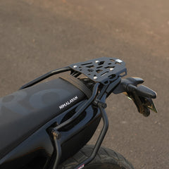 Moto Torque heavy duty back carrier for Royal Enfield Himalayan 450 Rally Edition touring luggage support accessory