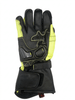 BBG RacePro motorcycle riding gloves in Black and Neon