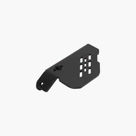 Legundary bolster pillion footrest black installed on Hero Xpulse 210 rear passenger foot peg