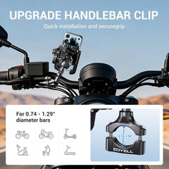 EDYELL YF303-A Anti-Vibration Motorcycle Phone Mount Holder for 4.7-7.2 Inch Smartphones