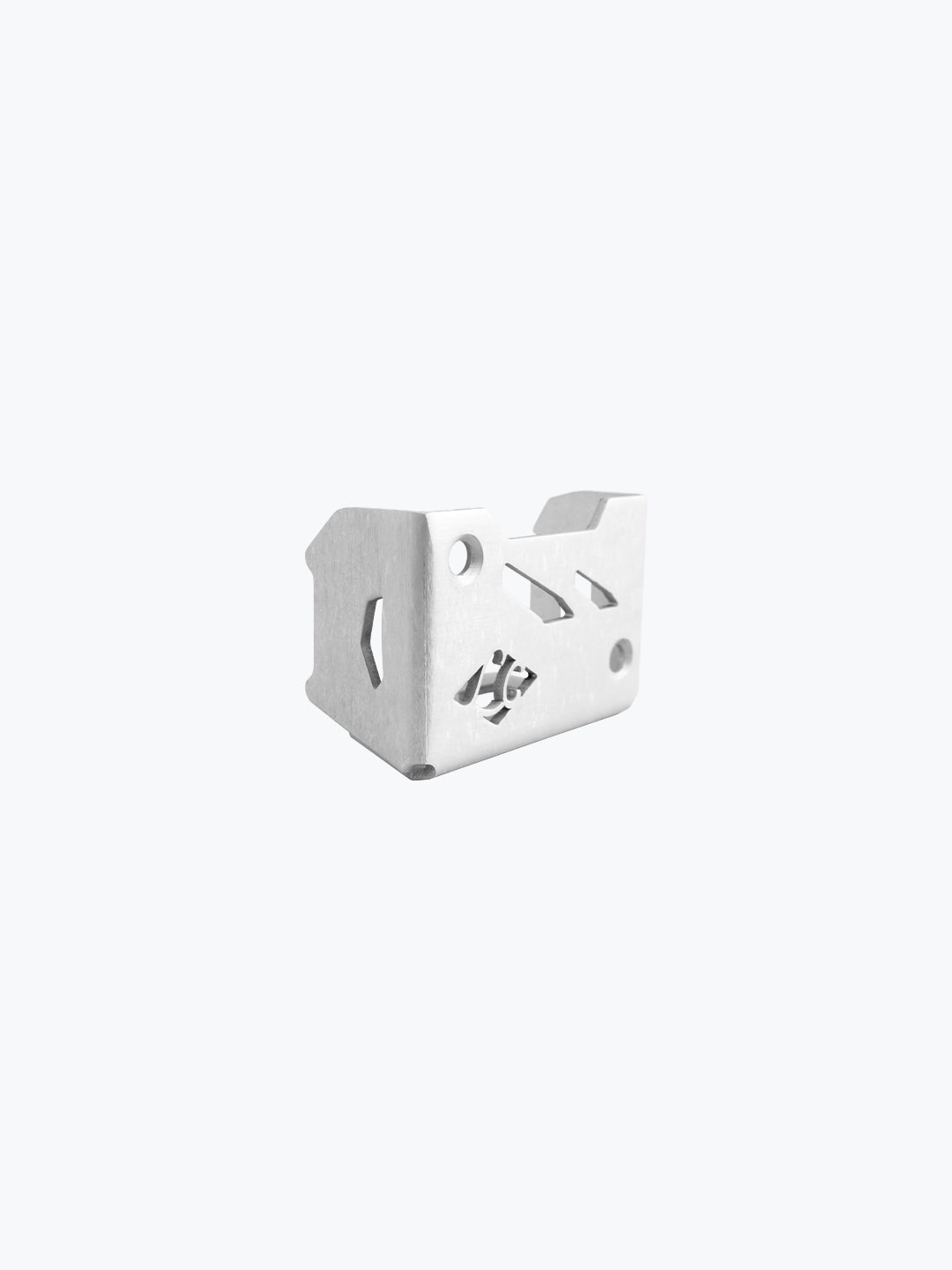 Legundary Custom Tricorn Front Oil Cap for Bajaj Pulsar NS400Z Silver Aluminium CNC Engine Oil Cover