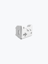 Legundary Custom Tricorn Front Oil Cap for Bajaj Pulsar NS400Z Silver Aluminium CNC Engine Oil Cover