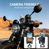 EDYELL YF303-A Anti-Vibration Motorcycle Phone Mount Holder for 4.7-7.2 Inch Smartphones