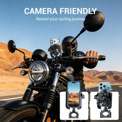 EDYELL YF303-A Anti-Vibration Motorcycle Phone Mount Holder for 4.7-7.2 Inch Smartphones