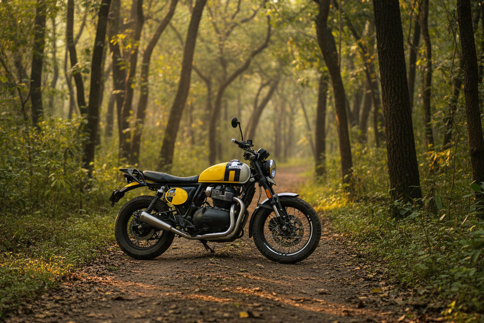 SS MOTOCORP 2x1 Full System Free Flow Exhaust for Royal Enfield Bear 650