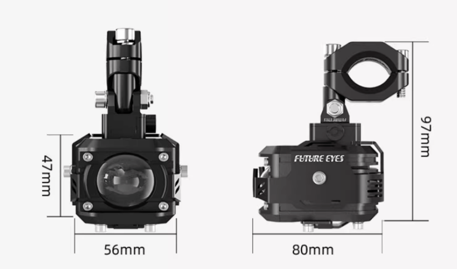Moto Vanguard Future Eyes F150 60W LED Auxiliary Lights with 4 Lighting Modes