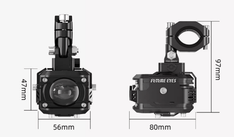 Moto Vanguard Future Eyes F150 60W LED Auxiliary Lights with 4 Lighting Modes