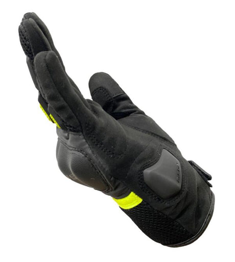Bison ProGear Acer neon riding gloves
