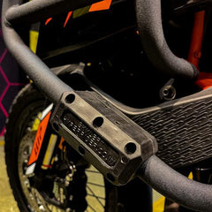 Hyperrider Crash Guard with Grab Slider Type 1 for KTM Adventure 250 and 390 Black Orange