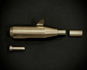 AEW EDGE free flow exhaust for Royal Enfield Bear 650 performance silencer