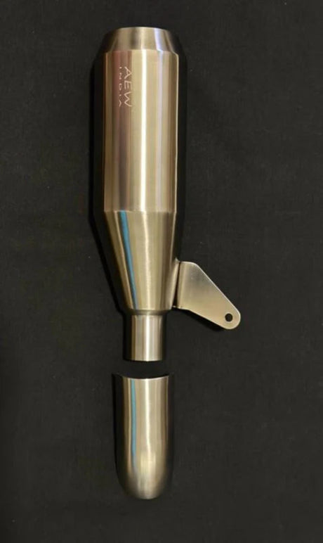 AEW EDGE free flow exhaust for Royal Enfield Guerrilla 450 performance silencer