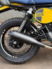 AEW Edge SS black performance exhaust for Royal Enfield Bear 650 stainless steel free flow silencer