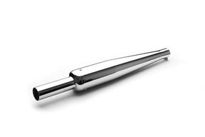 AEW Goldstar mild steel chrome exhaust silencer for classic motorcycles
