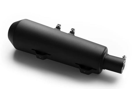 AEW free flow exhaust for Royal Enfield Hunter 350 mild steel heat resistant black model 89200