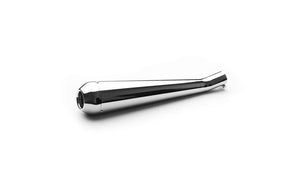 AEW megaphone exhaust for Royal Enfield Continental GT 535 mild steel chrome performance silencer