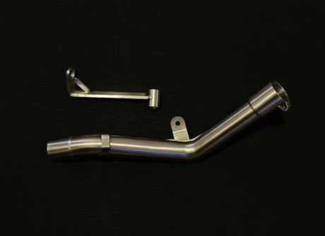 AEW mid pipe with centre stand bracket for Royal Enfield Himalayan 450 and Guerrilla 450 exhaust system
