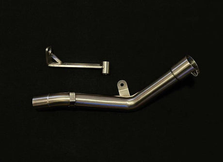 AEW mid pipe with centre stand bracket for Royal Enfield Guerrilla 450 exhaust system