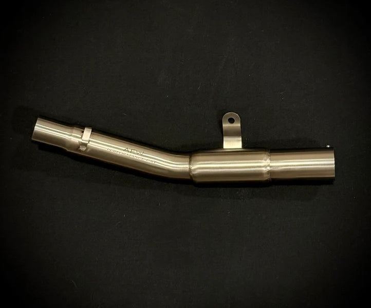 AEW mid pipe with performance catalytic converter for Royal Enfield Bear 650 exhaust system
