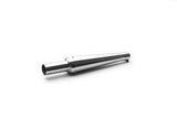 AEW monster exhaust silencer for Royal Enfield motorcycles in chrome black chrome and stainless steel finishes