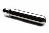 AEW TE202 performance exhaust for Royal Enfield Super Meteor 650 stainless steel and chrome variants