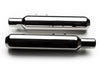 AEW TE202 performance exhaust for Royal Enfield Super Meteor 650 stainless steel and chrome variants