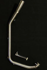AEW performance header pipe with centre stand bracket for Royal Enfield Himalayan 450 adventure motorcycle