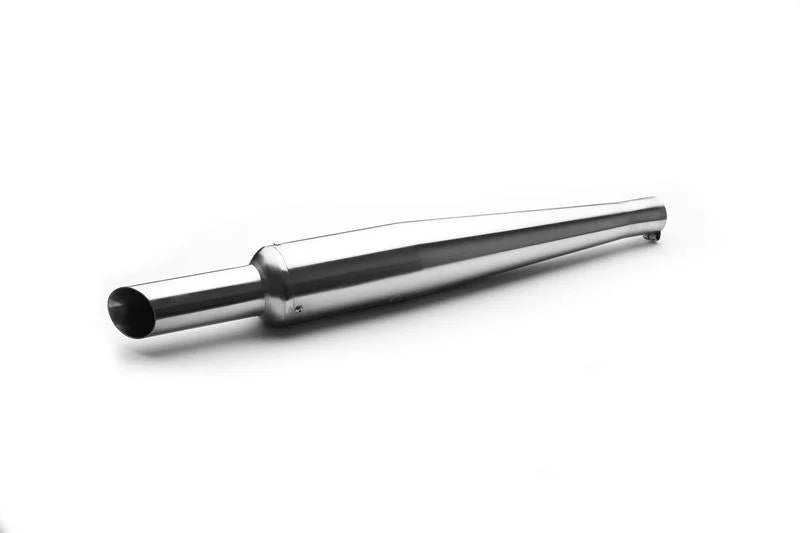 AEW Silver Star motorcycle performance exhaust silencer chrome black stainless steel variants