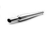 AEW Stunner motorcycle performance exhaust silencer chrome black chrome stainless steel variants
