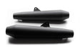 AEW TE102 megaphone exhaust for Royal Enfield Interceptor 650 and Continental GT 650 black stainless steel variants