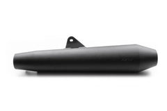 AEW TE102 megaphone exhaust for Royal Enfield Interceptor 650 and Continental GT 650 black stainless steel variants