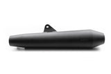 AEW TE102 megaphone exhaust for Royal Enfield Interceptor 650 and Continental GT 650 black stainless steel variants