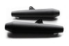 AEW TE102 megaphone exhaust for Royal Enfield Interceptor 650 and Continental GT 650 black stainless steel variants
