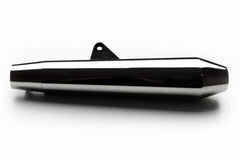 AEW TE102 megaphone exhaust for Royal Enfield Interceptor 650 and Continental GT 650 black stainless steel variants