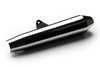AEW TE102 megaphone exhaust for Royal Enfield Interceptor 650 and Continental GT 650 black stainless steel variants